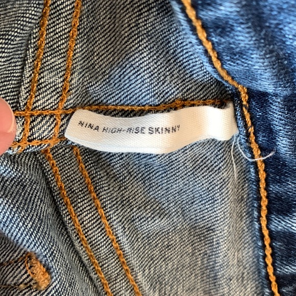 Rag & bone Nina high rise skinny jean size 24 - Picture 7 of 8
